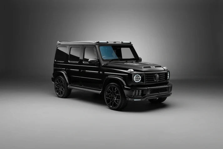 Mercedes W465 G-Wagon Aerokit Front Splitter with Integrated Daytime Running Lights (OEM G63 Bumper Only)