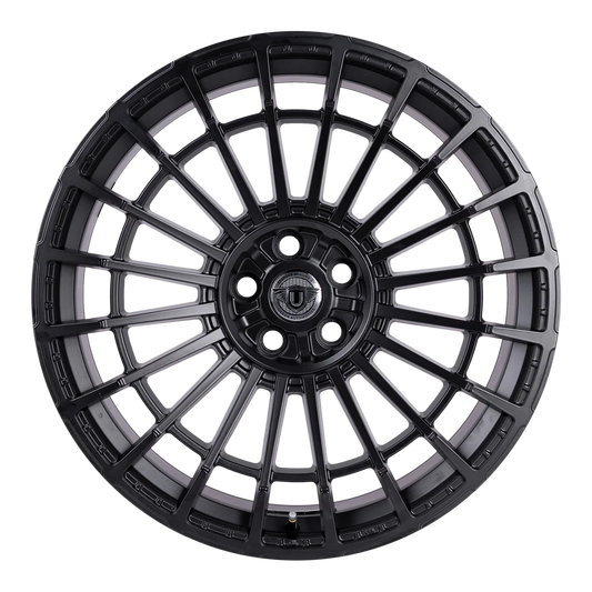 22" Wx3 - 5x120 - Et35 - Satin Black - Front (L663)