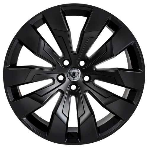 22" WX1 - 5x120 - ET35 - Satin Black - Front (L663)