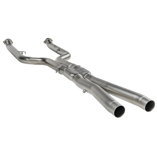 G90 G99 M5 AKRAPOVIC Evolution link pipe midpipe OPF GPF Delete (titanium)