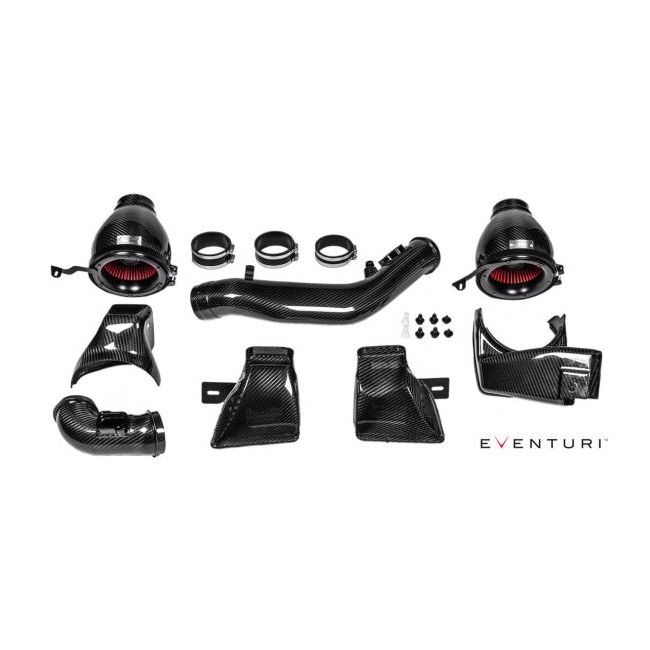 F8X M3/M4 V2 Full Black Carbon intake with SEALED Carbon ducts