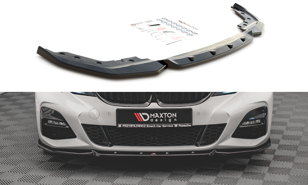 MAXTON Front Splitter/ Front Bumper lip V.5 BMW 3 G20/G21 M-Pack