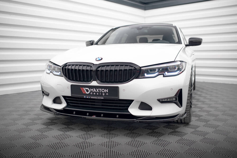 MAXTON Front Splitter / Front Bumper lip spoiler - V.2 BMW 3 Sport Line G20 / G21