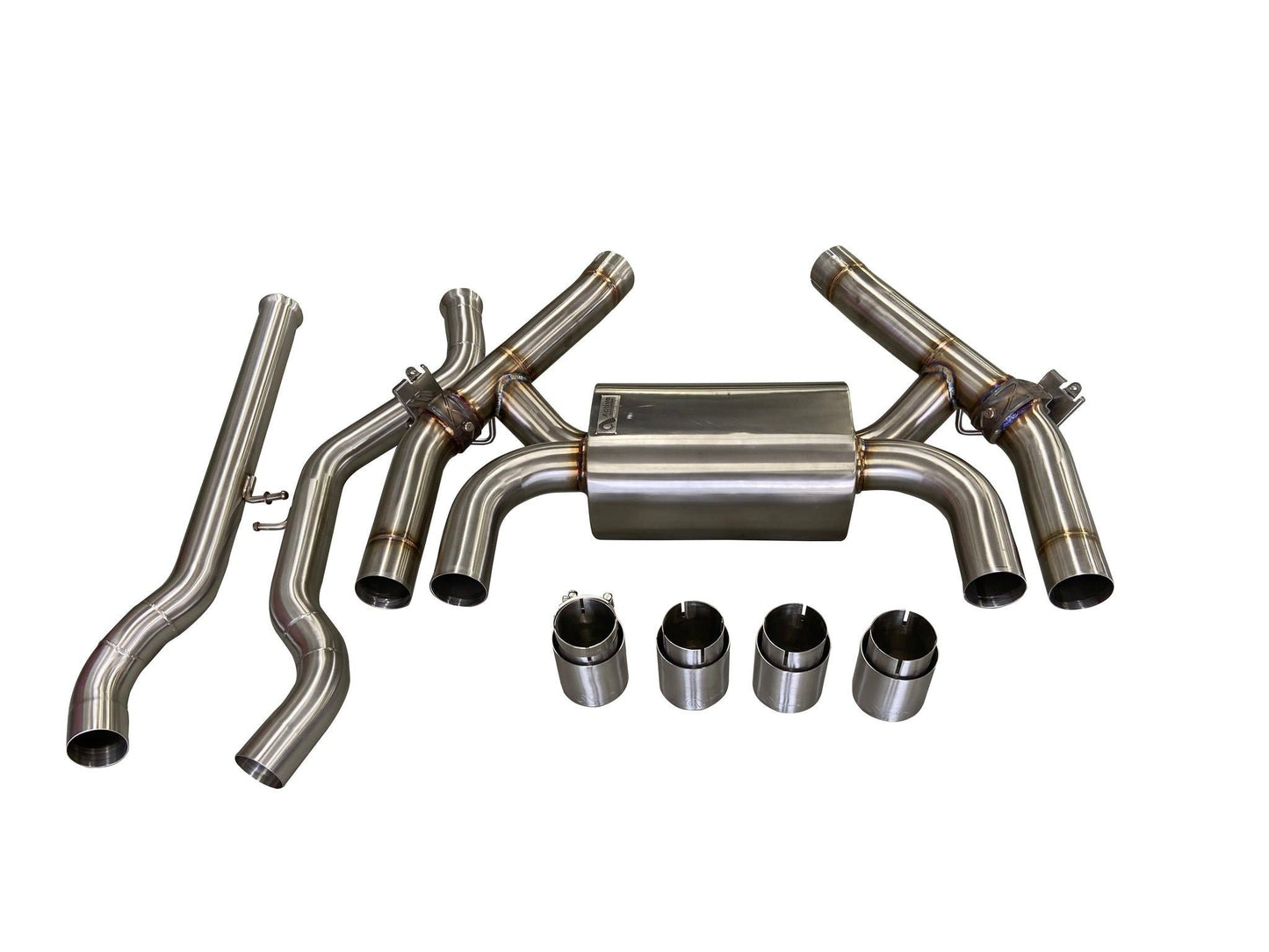 F87 M2C Valved Rear Axle Back Exhaust