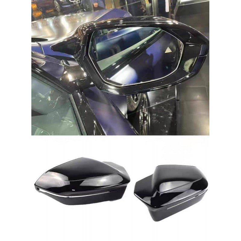 Mirror caps black gloss suitable for BMW 5 Series G60 G61 + i5