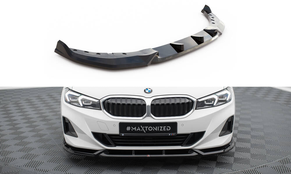 MAXTON Front Splitter/Bumper lip spoiler BMW 3 Sedan / Touring G20 / G21 Facelift